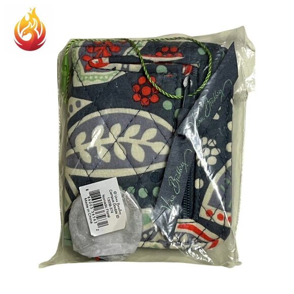 NWT Vera Bradley Frannie & Campus Double ID Wallet Set Nomadic Floral - Picture 9 of 10